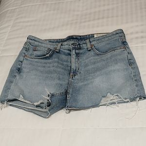 Rag & Bone Destroyed Jean Shorts